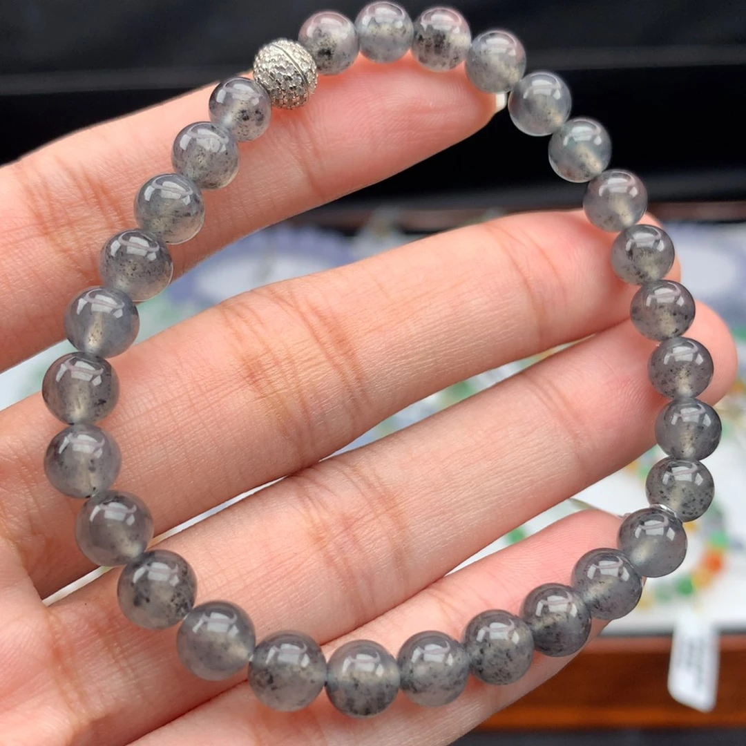 翡翠手链未镶嵌卡