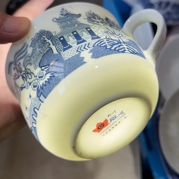 古典园林咖啡杯一个