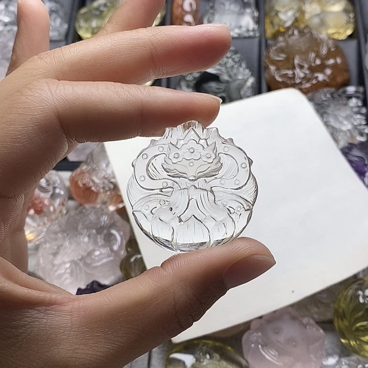 未镶嵌颈饰水晶水晶吊坠