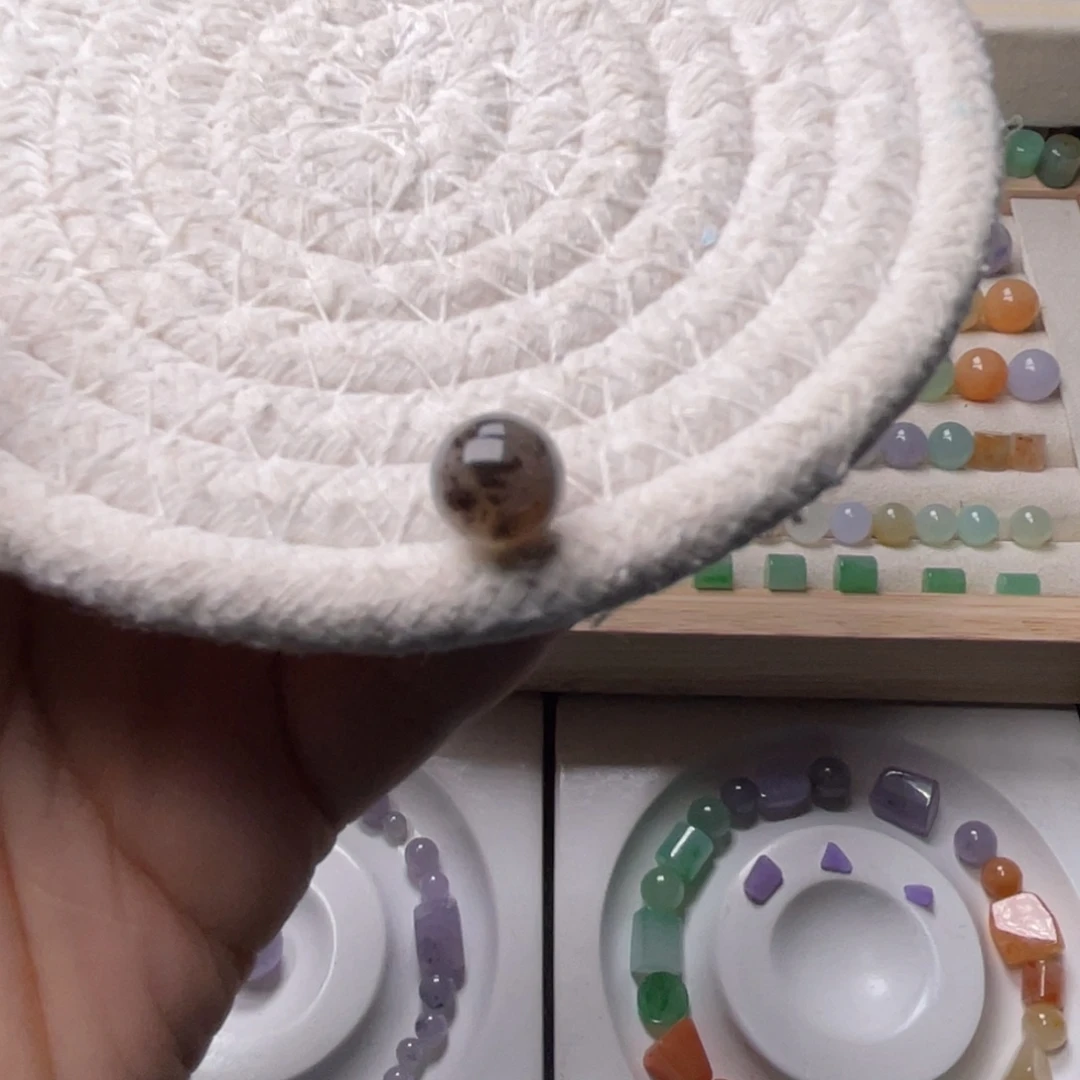 未镶嵌手链翡翠卡9.1冰乌鸡咖特色珠