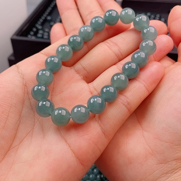 梁***铭翡翠未镶嵌手链多样性发货自选散珠