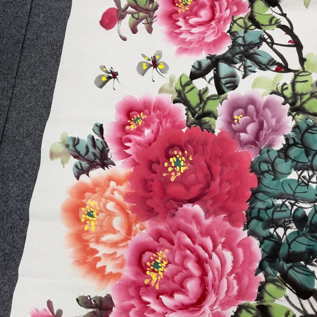 国画国画老师手绘作品