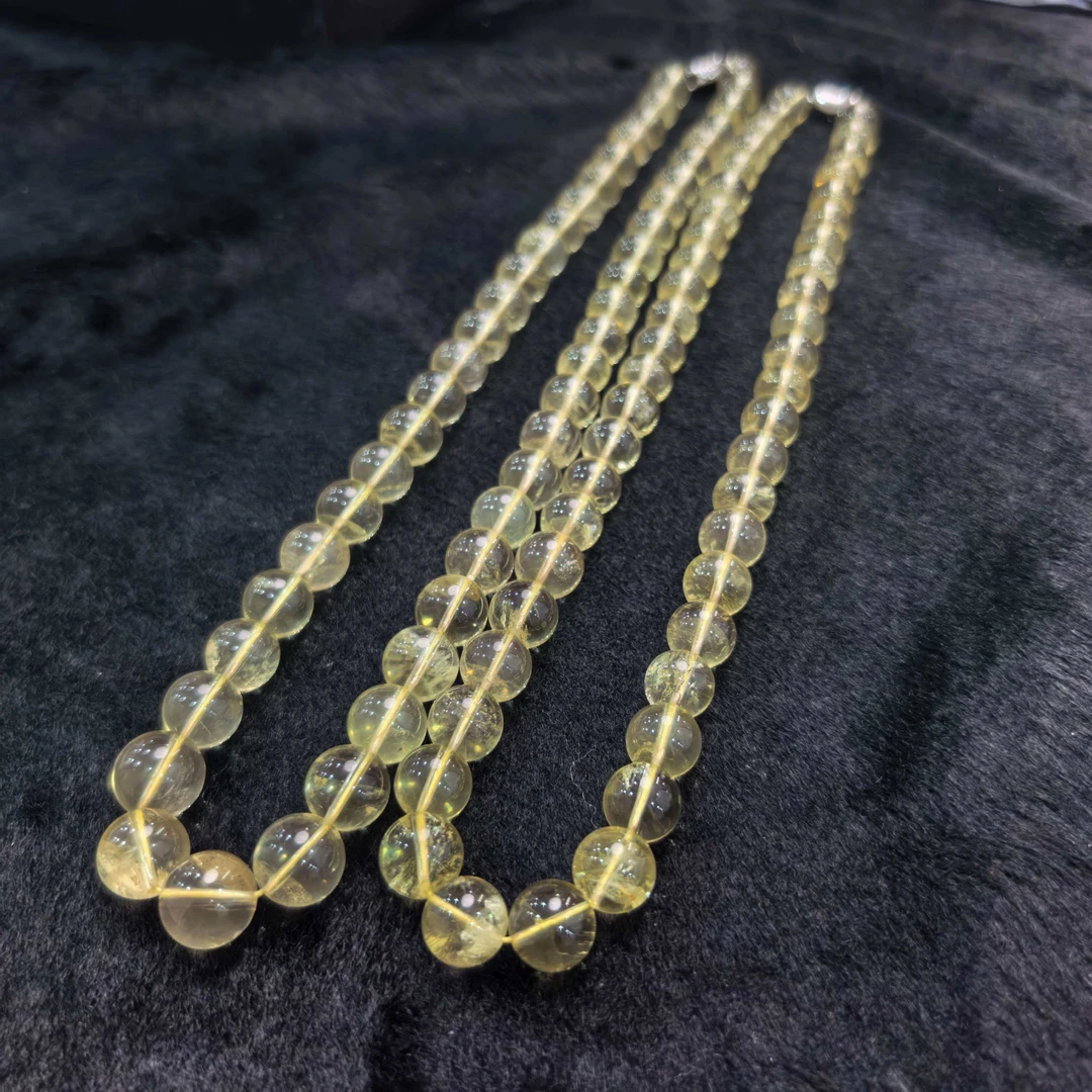 C11377【东齐珠宝】极光47金丝黄水晶项链-多样性发货只发一件