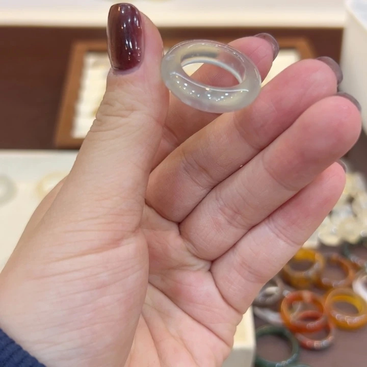 玛瑙/玉髓合金戒指14港15