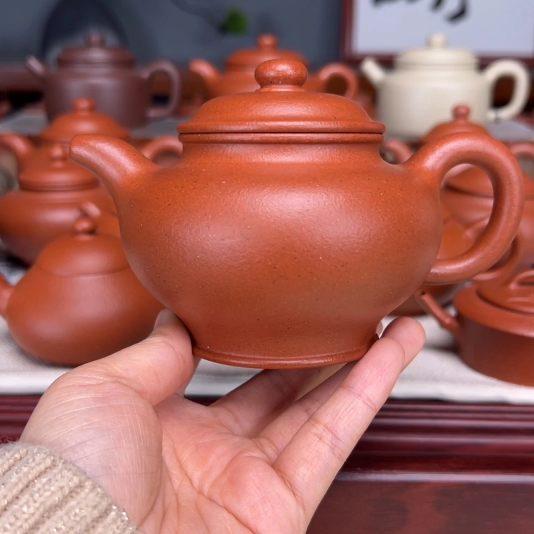茶壶紫砂宝山红泥280