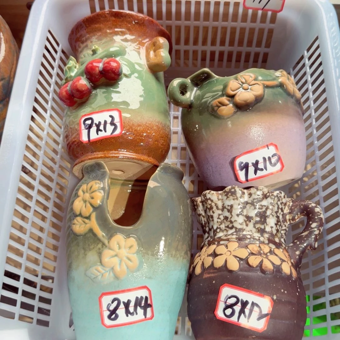 紫砂花盆粗陶盆醋