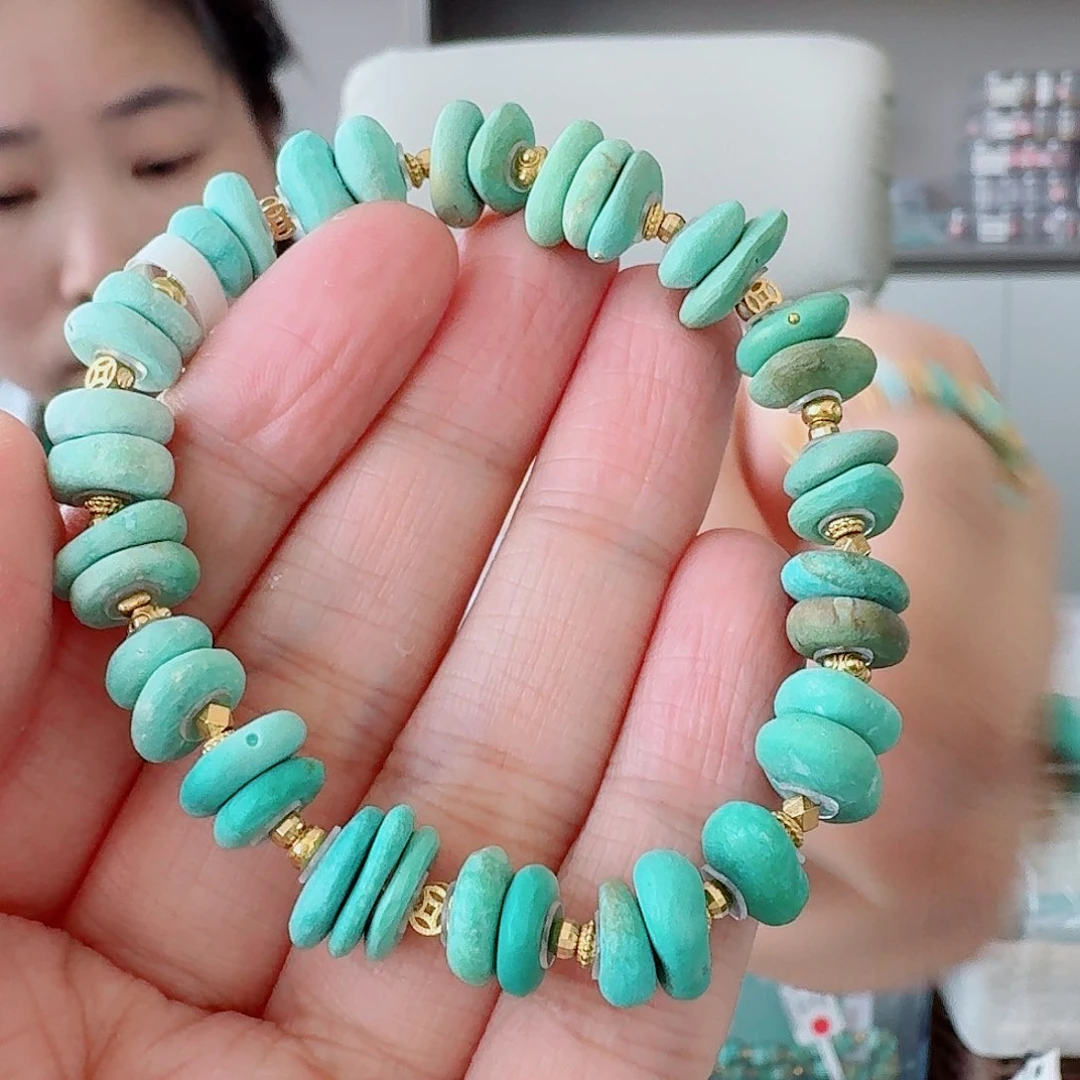 绿松石未镶嵌珠宝半成品