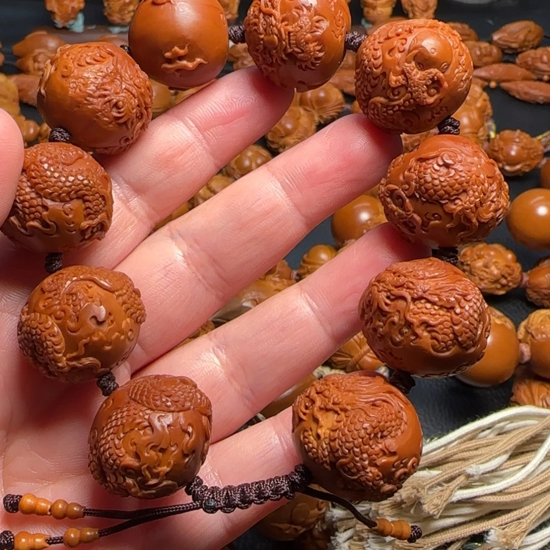 手串/手链橄榄核2.3九龙戏珠