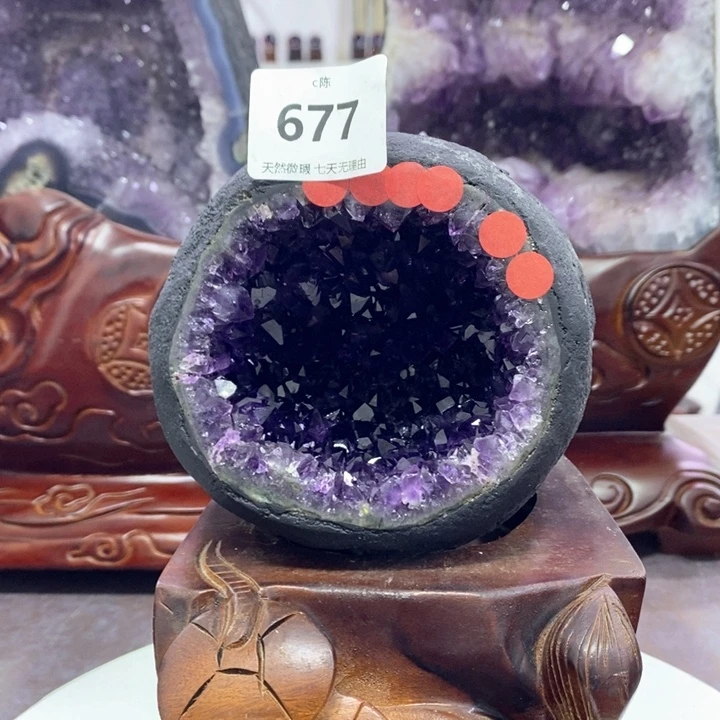 紫水晶未镶嵌水晶677