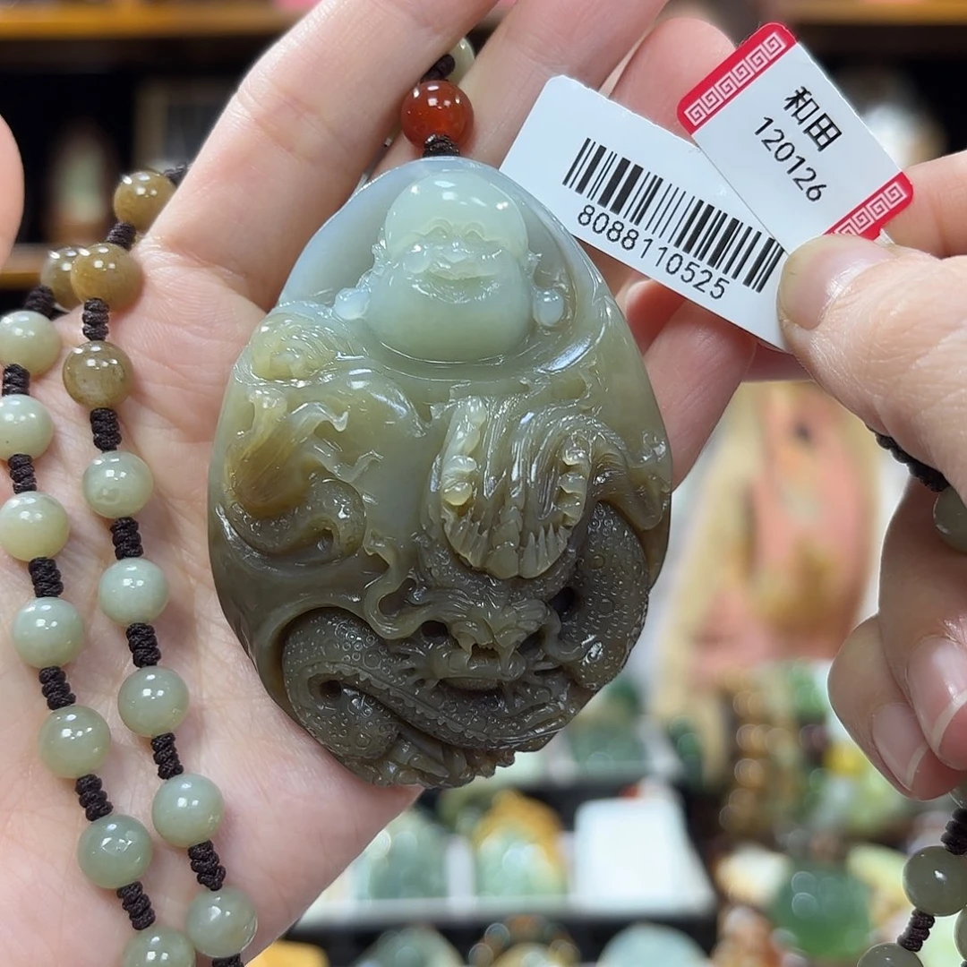 和田玉佛公吊坠未镶嵌