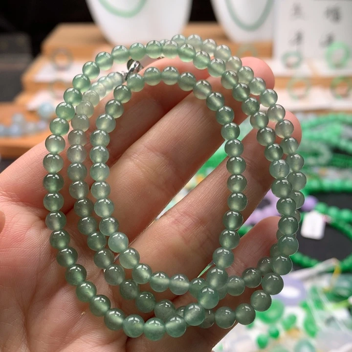项链未镶嵌翡翠天然缅甸A货翡翠