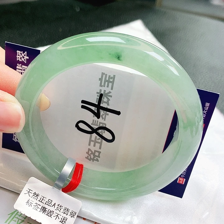 翡翠未镶嵌手镯缅甸天然a货翡翠手镯