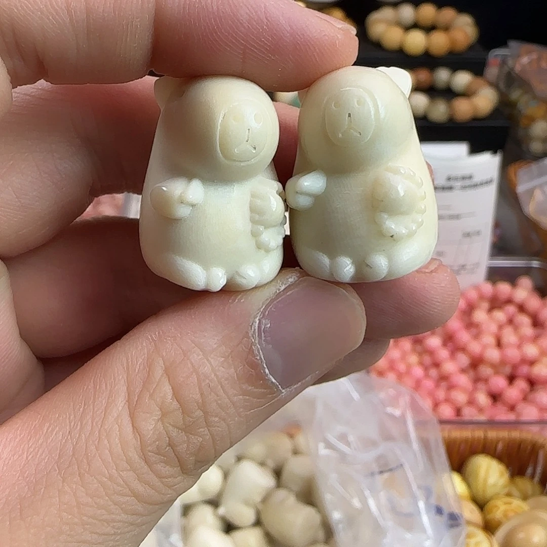 手串菩提根/象牙果白色卡皮吧啦2颗