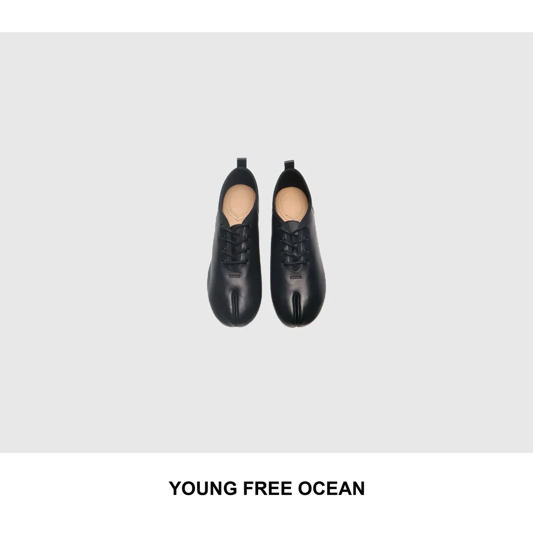 YOUNG FREE OCEAN2025秋冬款 小羊皮系带分指鞋