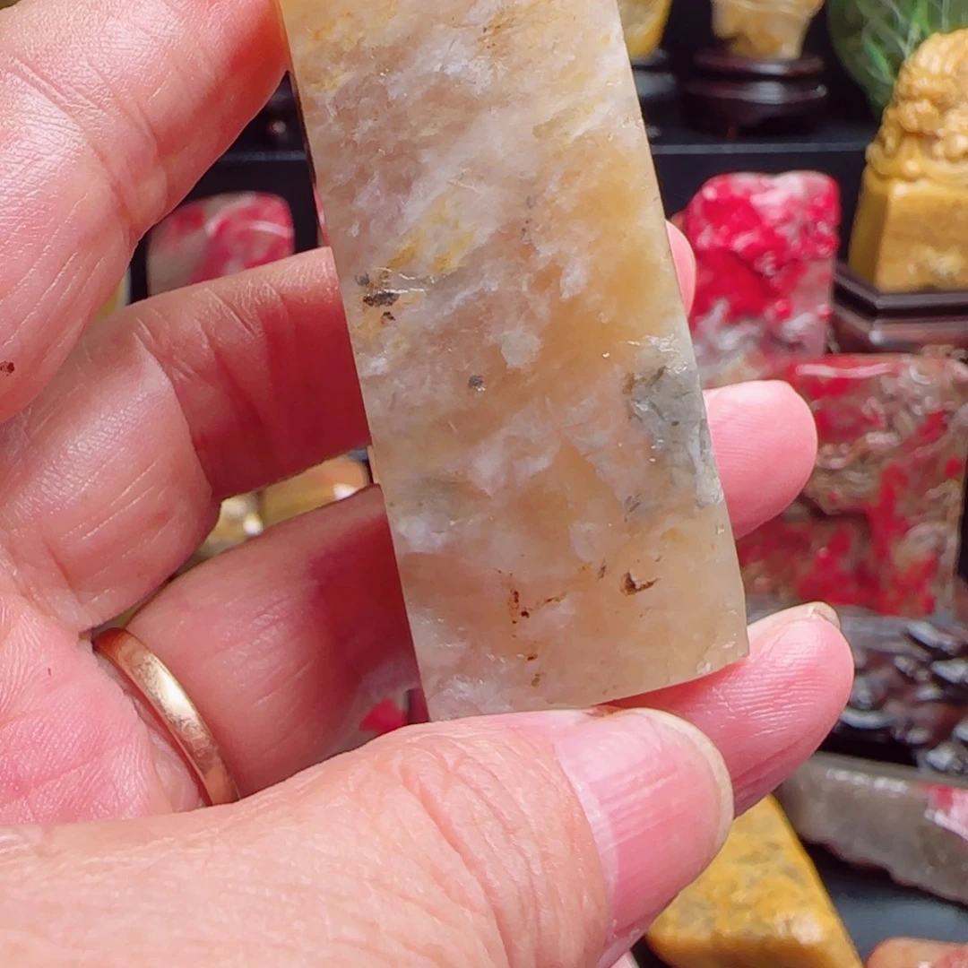 用***3昌化石白田石印章