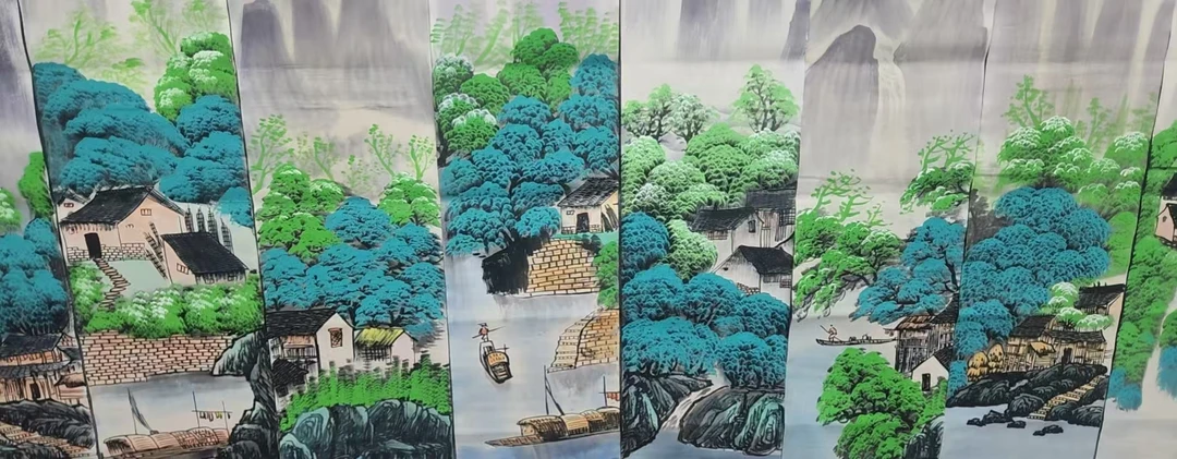 【优斯特】精品十二条屏装饰画通用链接
