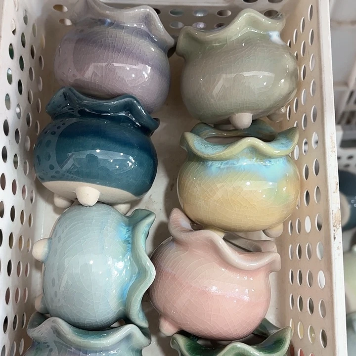 红陶发6个，非完美，介意慎拍。