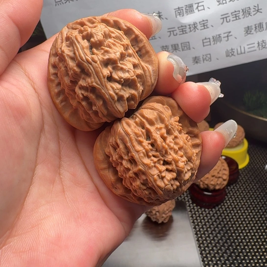 把件文玩核桃全品无修 白狮子40尺