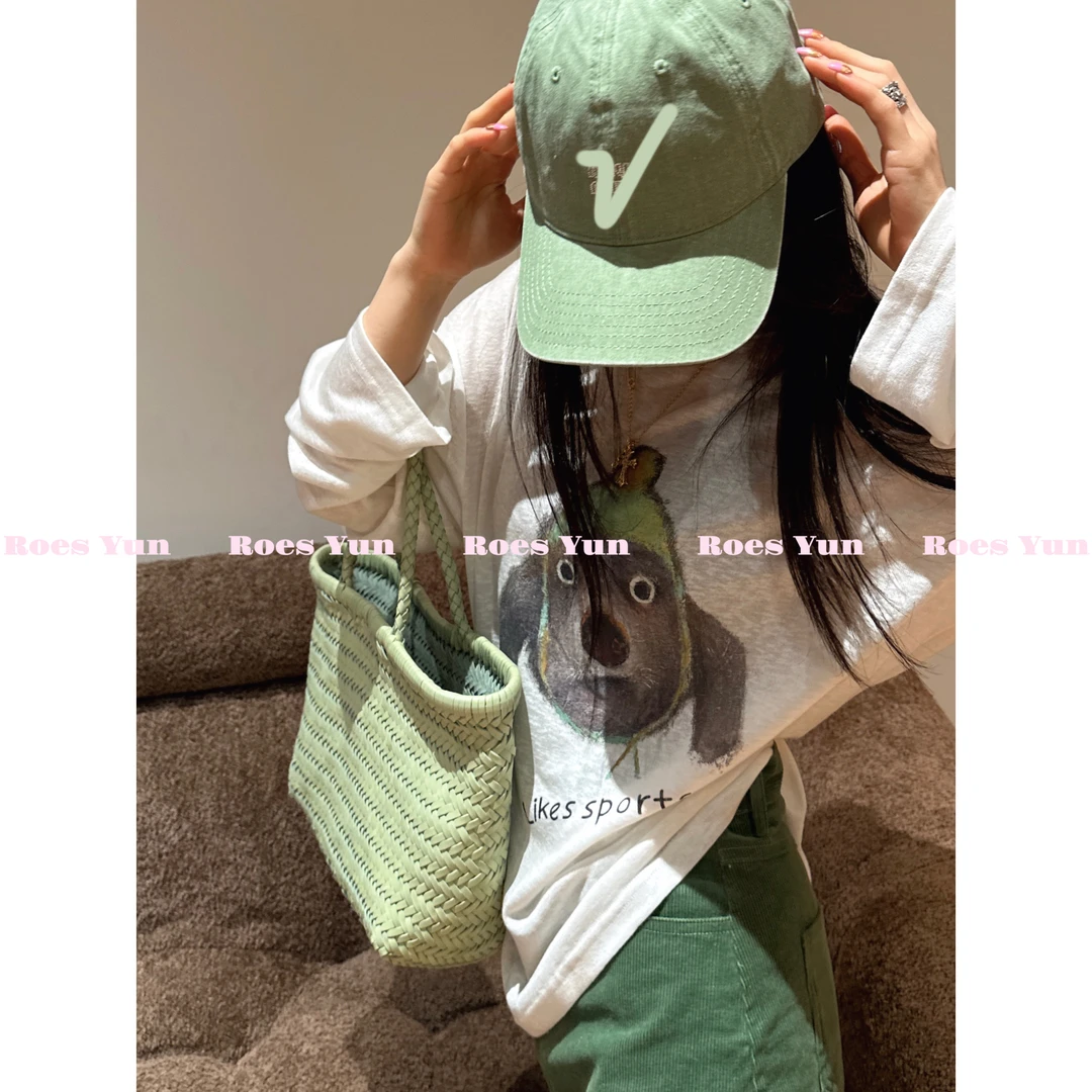 【Rose Yun】趣味小狗印花长袖T恤 JY045300