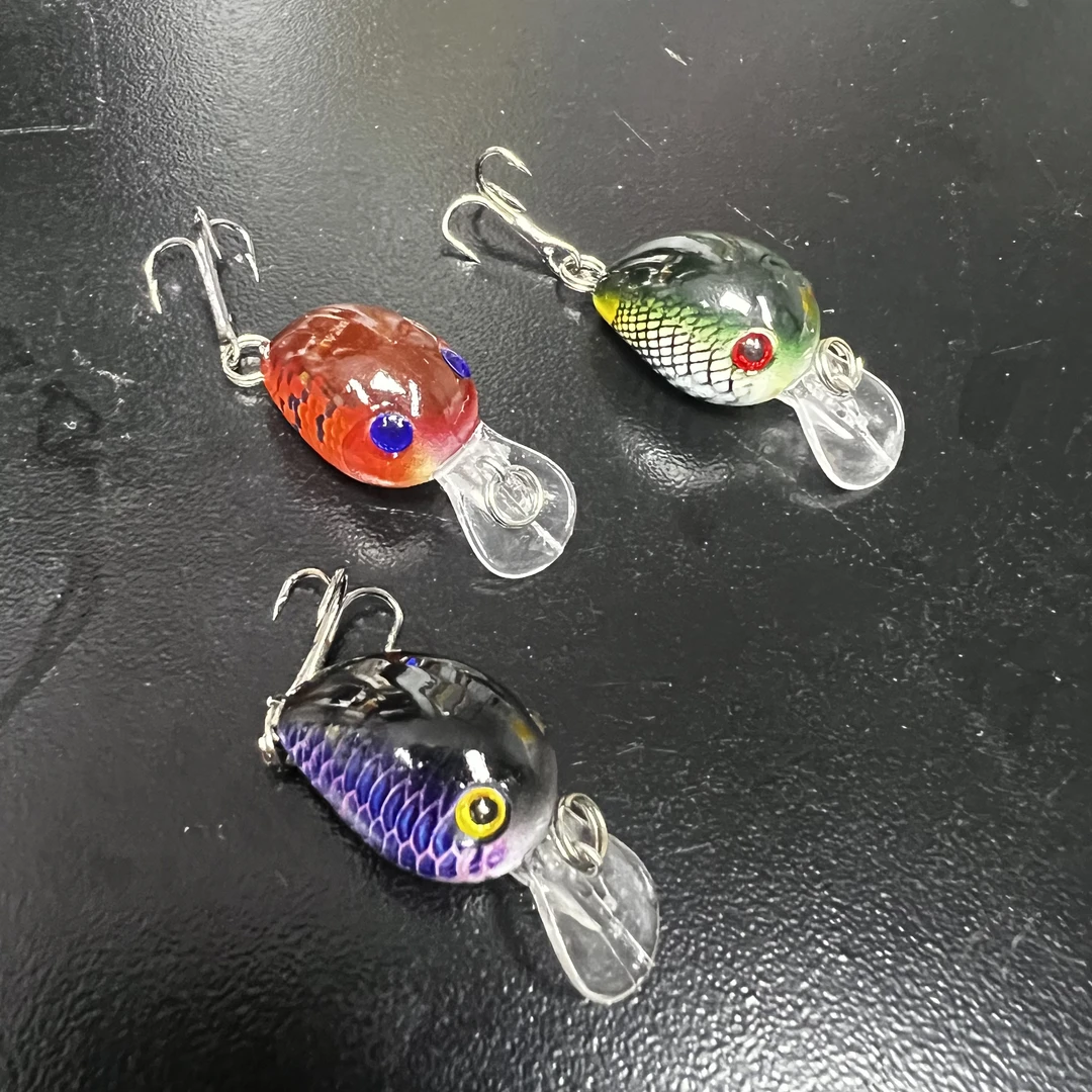 路亚迷你微物响珠摇滚小胖子小米诺浮水硬饵小体积专杀小鱼