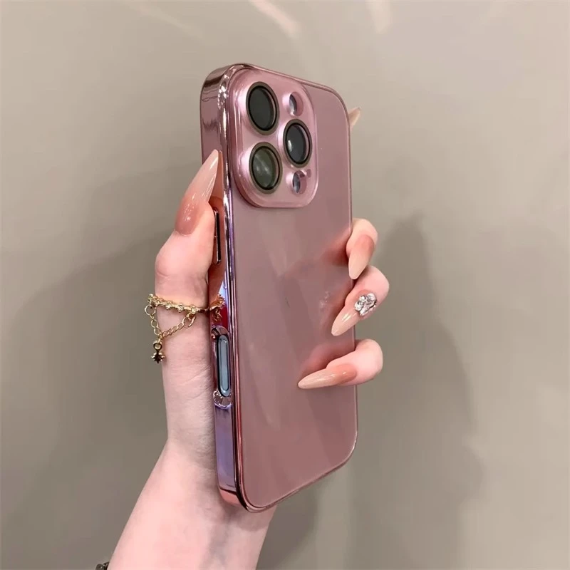 高级感轻奢水晶玻璃适用苹果17promax手机壳磁吸新款iphone16pro