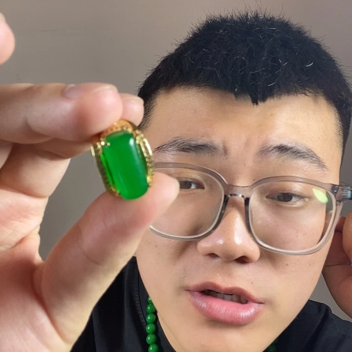 未镶嵌戒指翡翠高端时尚豪镶马鞍戒