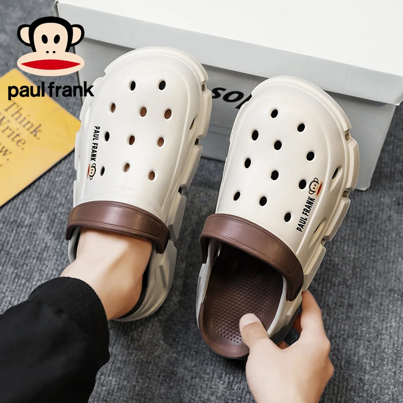 paul frank/大嘴猴男士包头情侣夏季透气户外潮流时尚休闲男鞋子