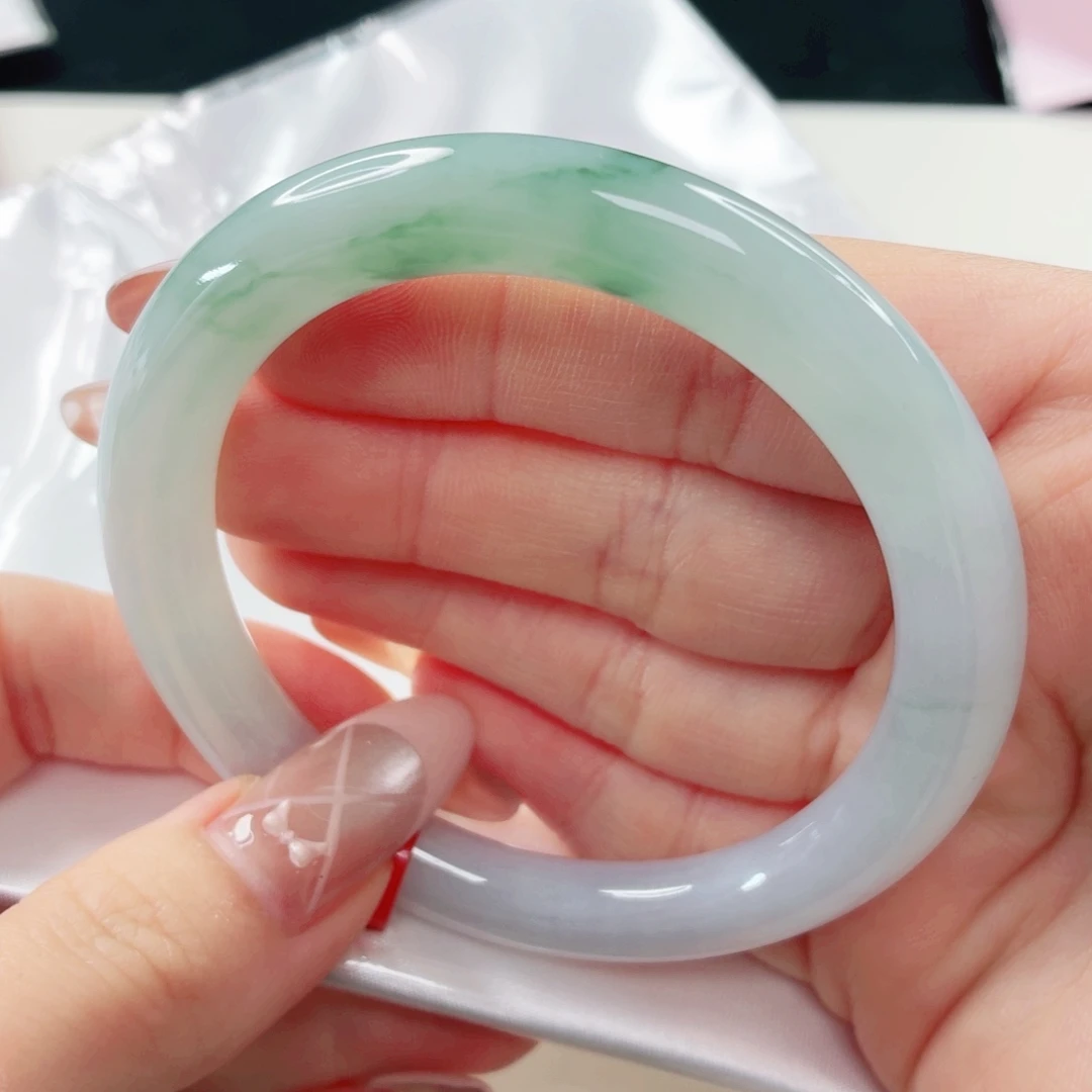 翡翠未镶嵌手镯56x456