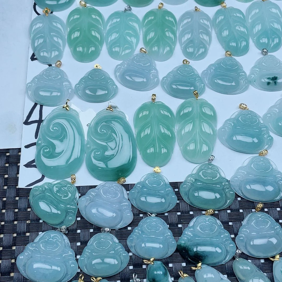 翡翠未镶嵌吊坠(不含链)翡翠