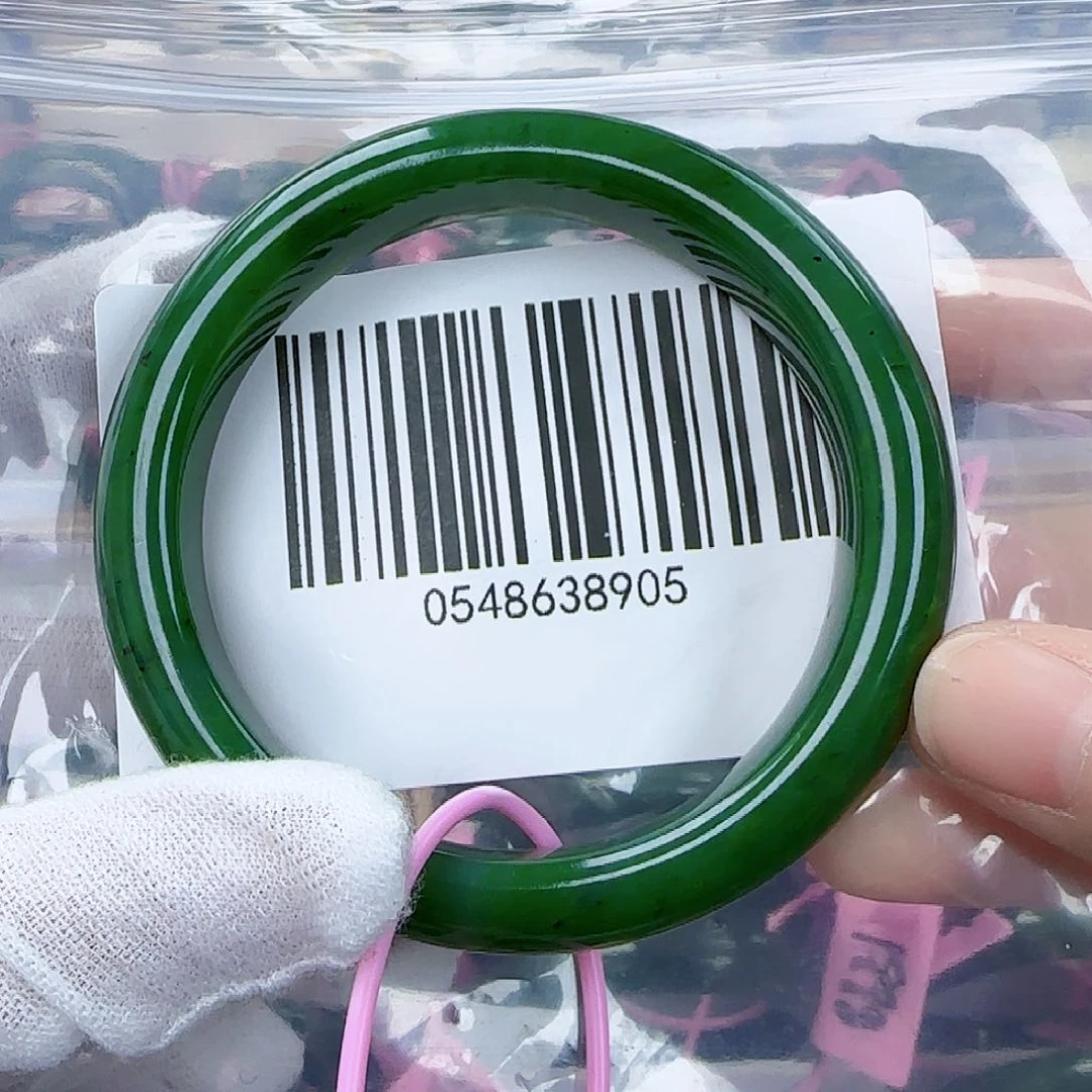 和田玉（碧玉）手镯未镶嵌58