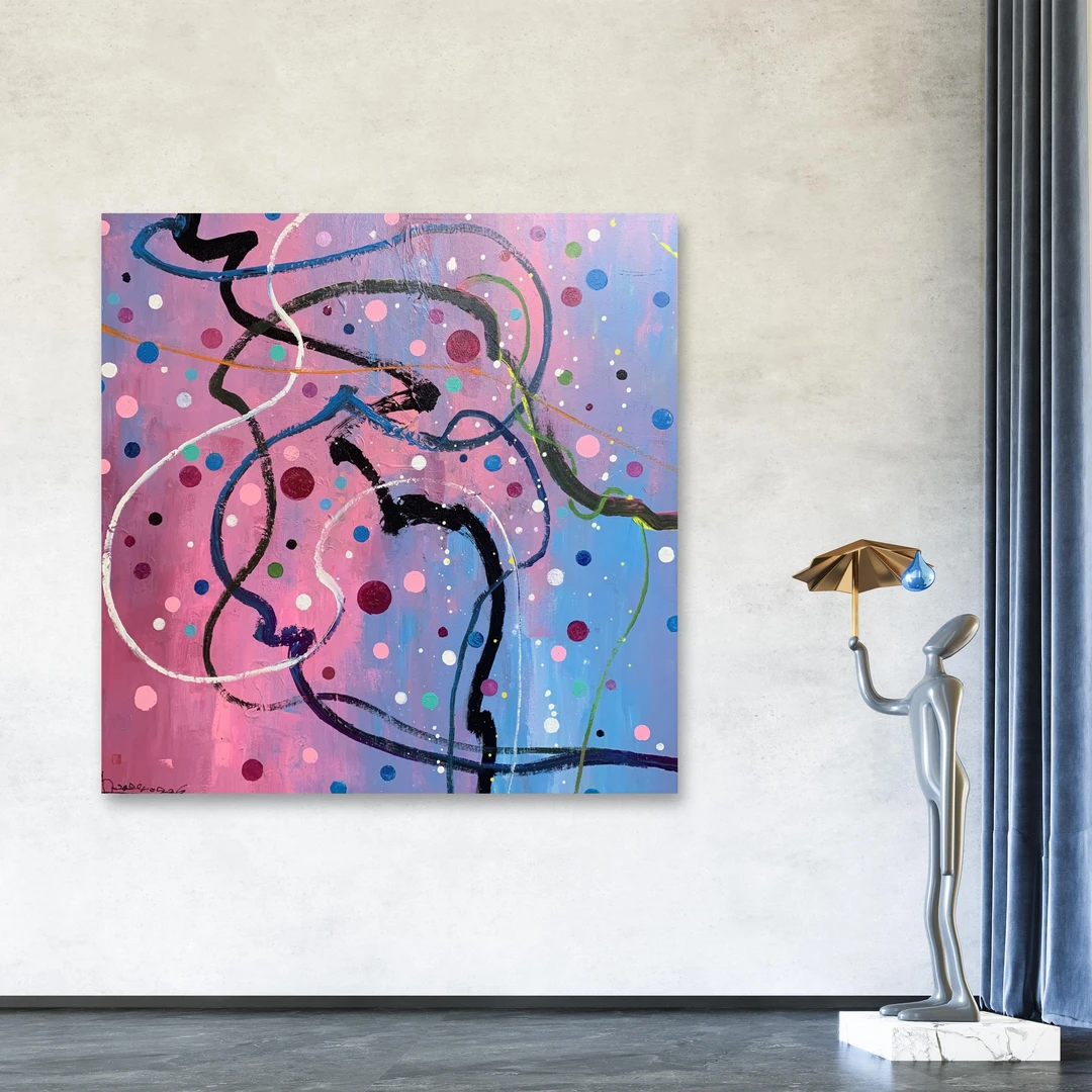 张立丰原创作品100*100厘米