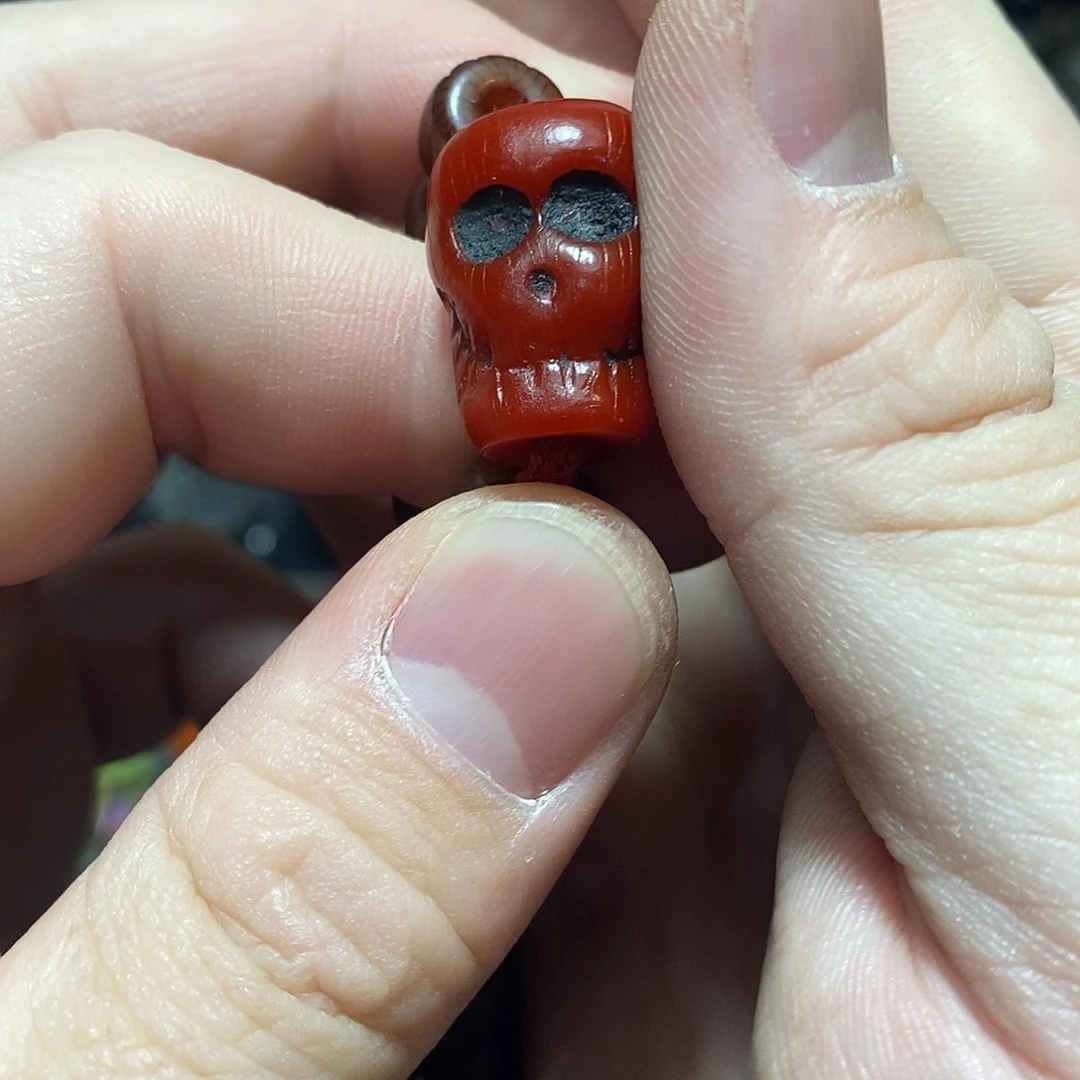 暴***牛铜铁合金类阿呆料器一个