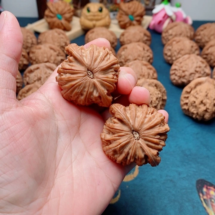 心***始文玩核桃把件山地磨44