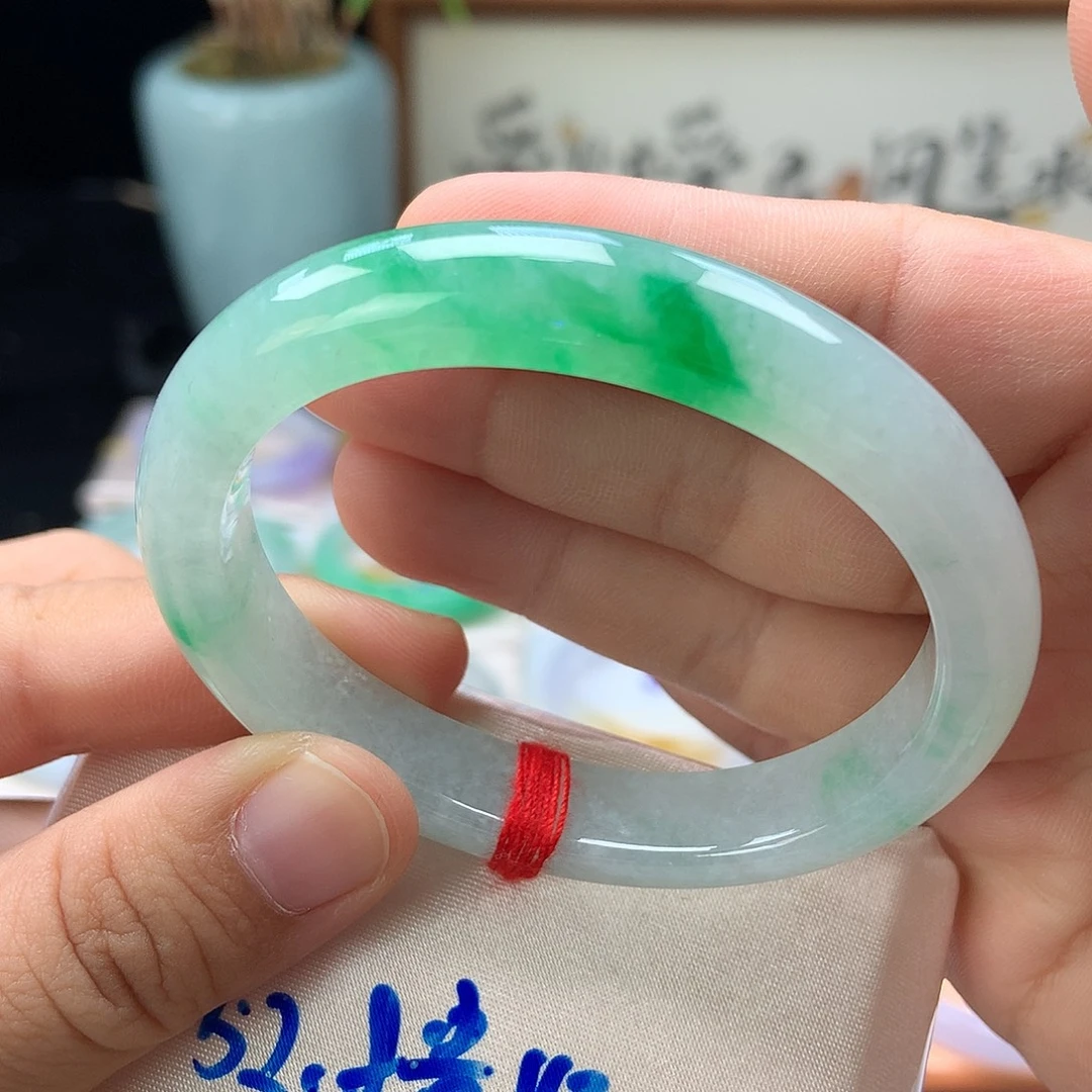 未镶嵌手镯翡翠17号 色好水头好