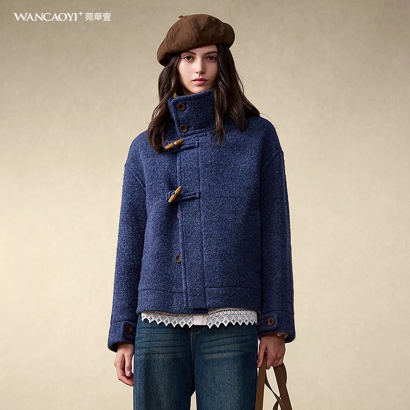 【商场同款】菀壹2025冬季新款短外套W18610551