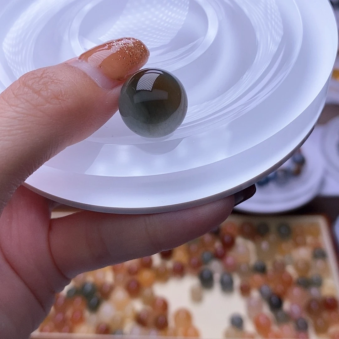 水晶天然水晶定制打孔不退换未镶嵌