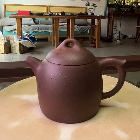 茶壶紫砂@*哥宜兴紫砂沉香泥半手秦权