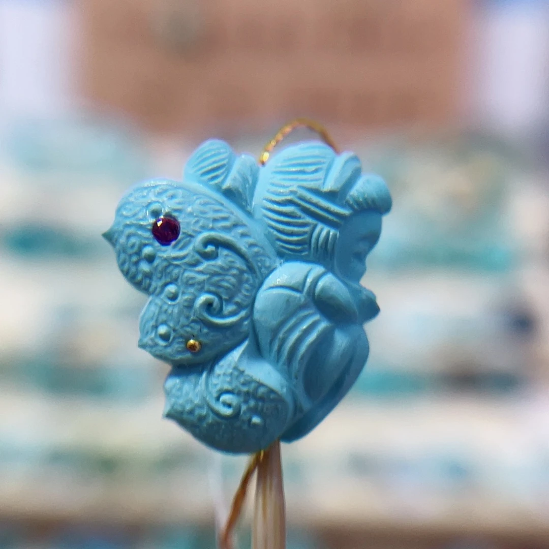 绿松石珠宝奇石未镶嵌