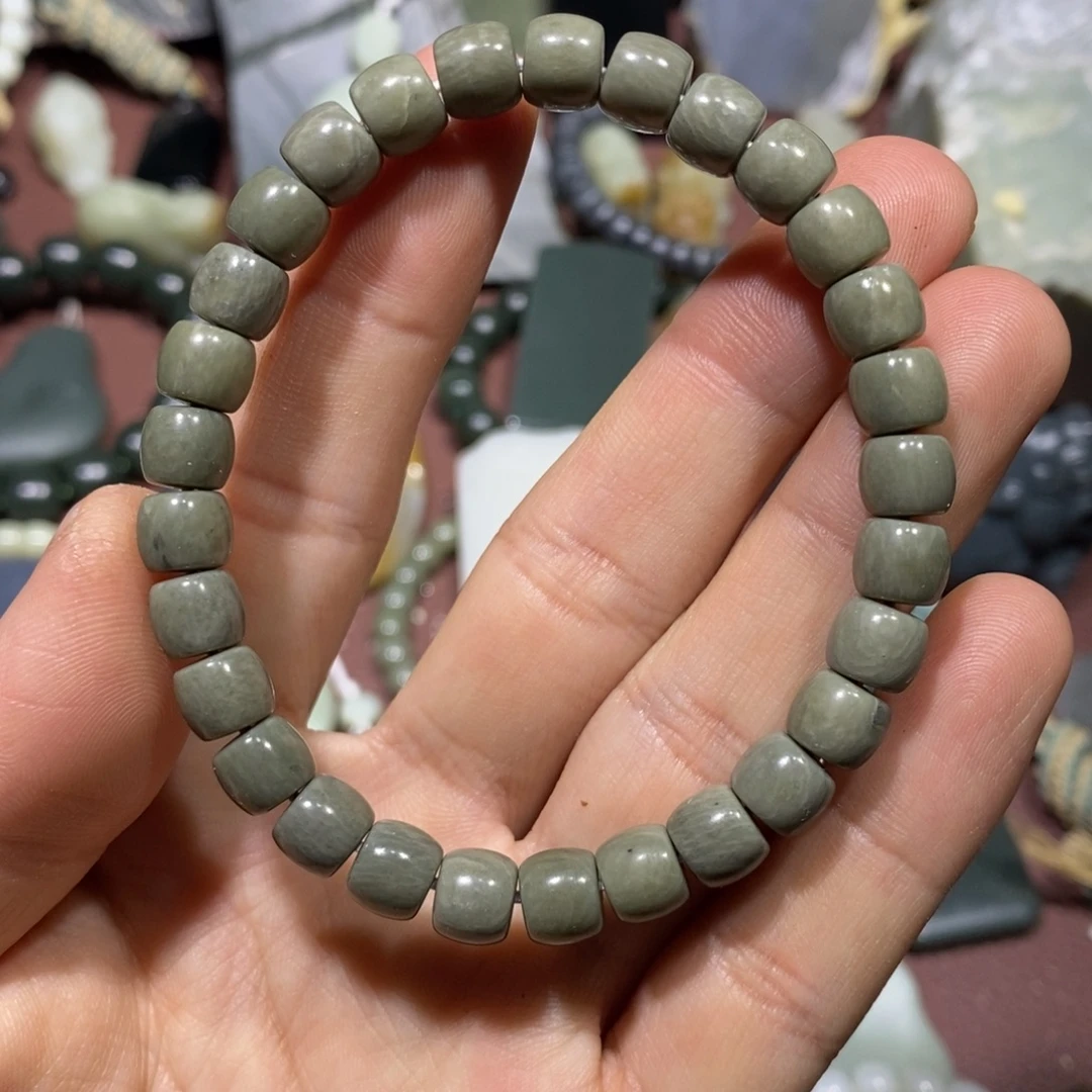 和田玉未镶嵌手链