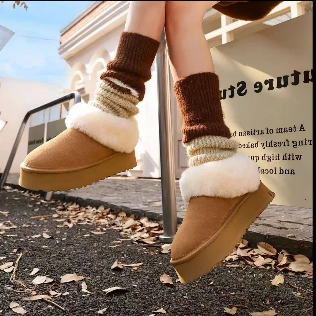 【雪地靴合集】真皮真毛皮毛一体雪地靴