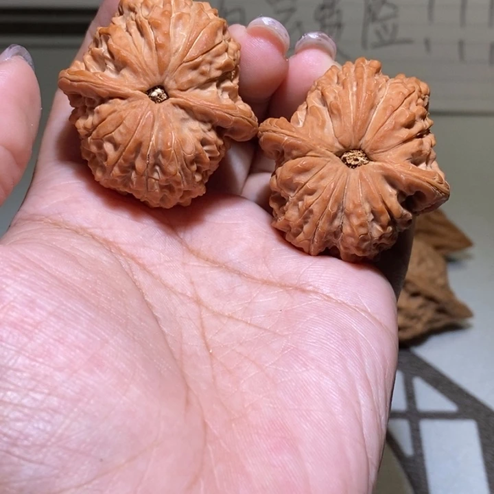 我***海核桃手串/手链雪麒麟