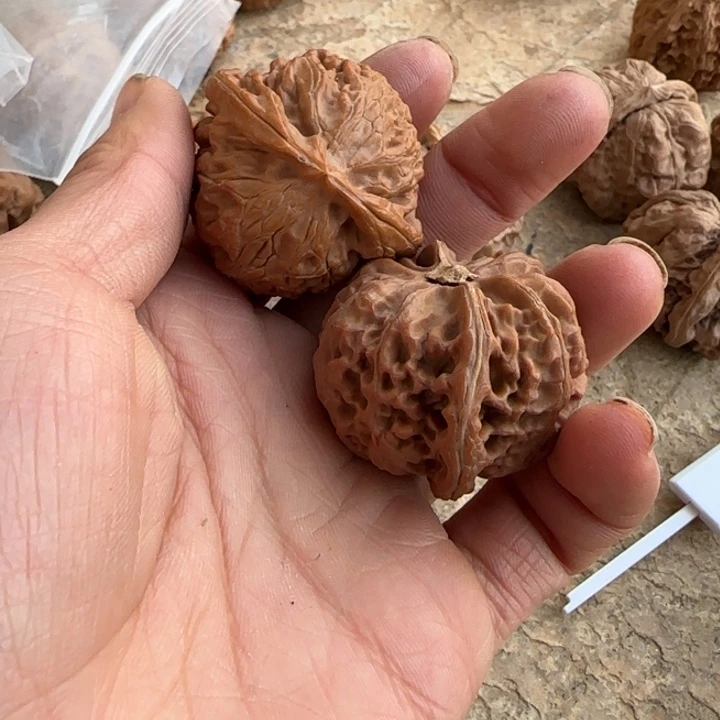 友***明文玩核桃把件宫灯