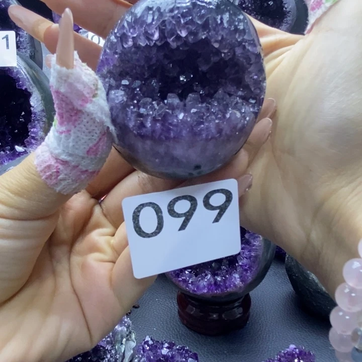 珠宝半成品紫晶未镶嵌099