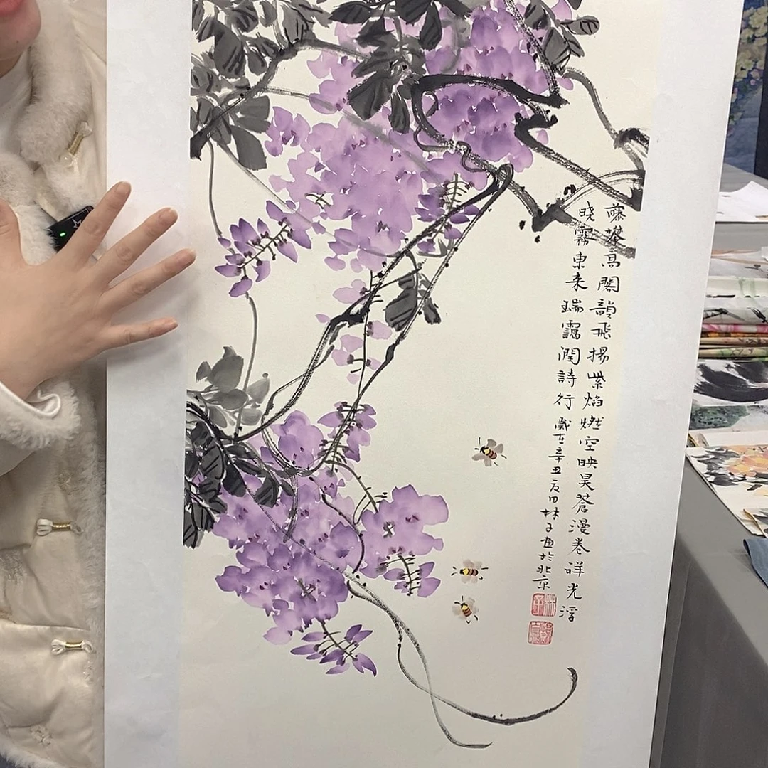 国画国画手绘作品