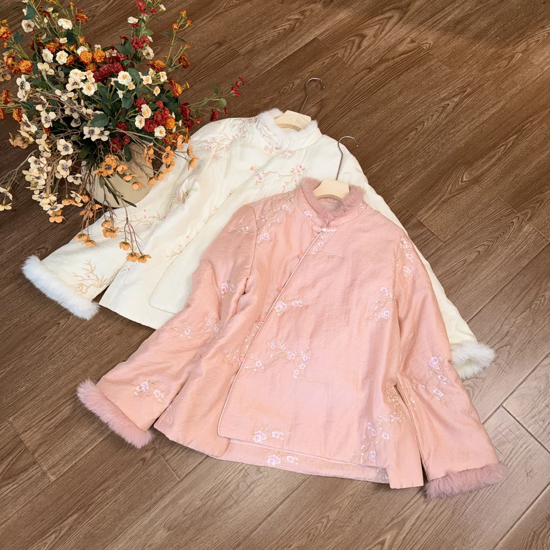 【大季原创】W147秋季新中式宽松棉袄棉服外套女国风复古女装