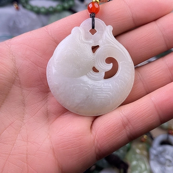 和田玉吊坠(不含链)未镶嵌