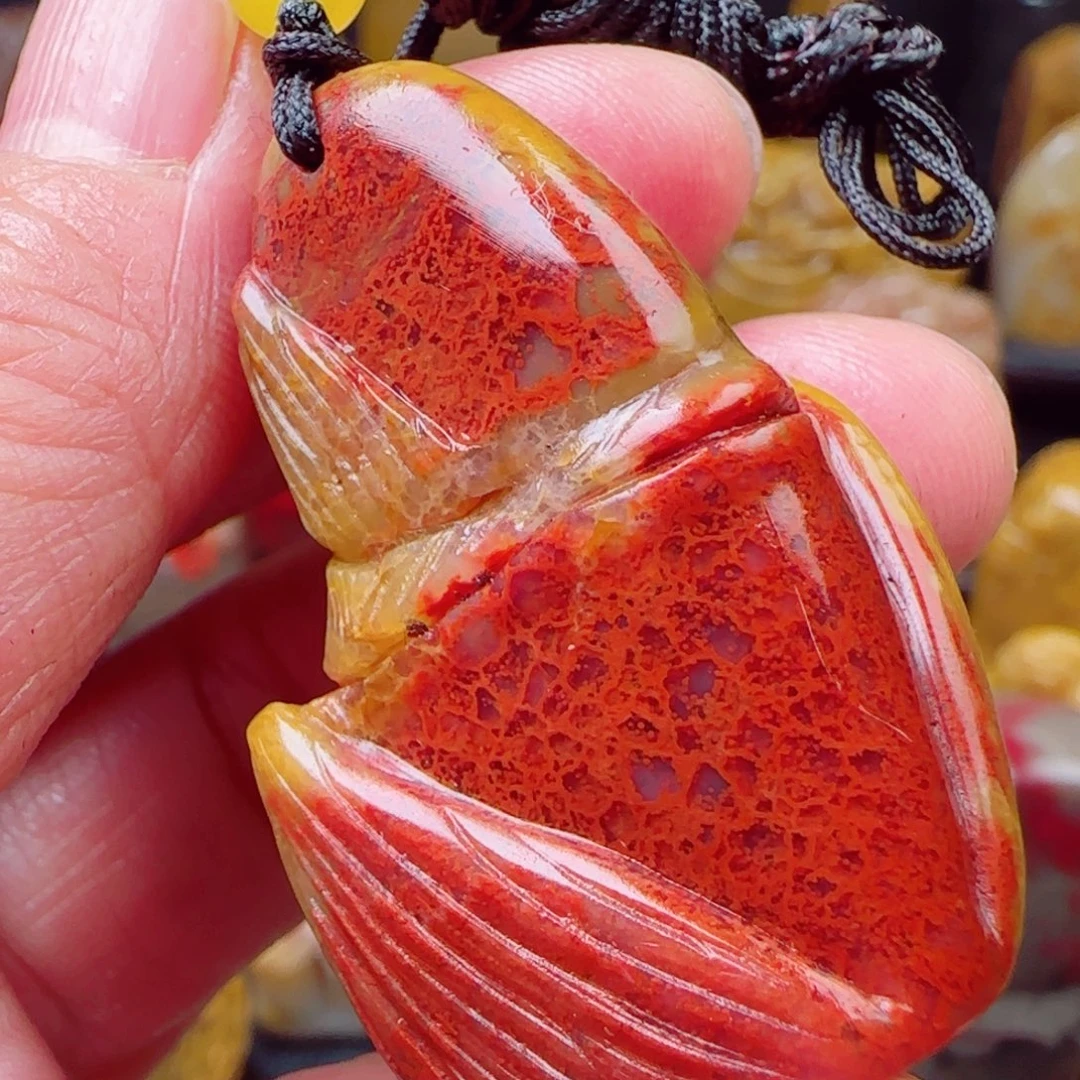 昌化石田黄石竹节