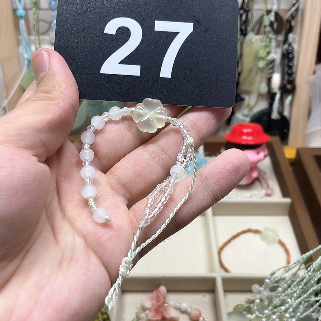 蛇纹石玉合金颈饰