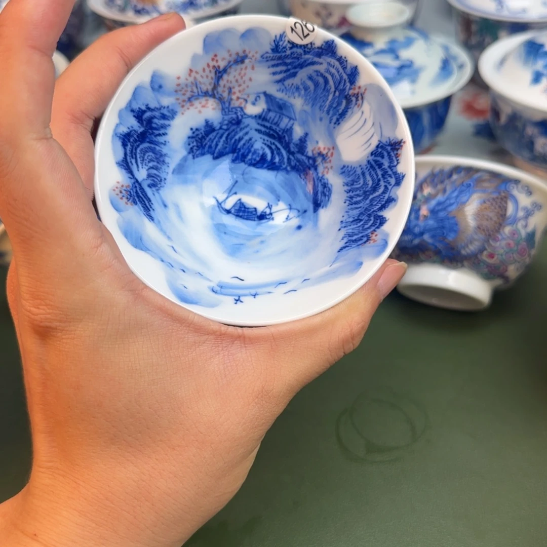 彦祖纯手工手绘茶具126