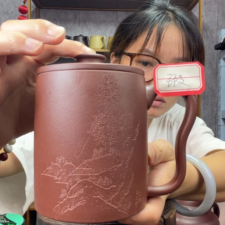 茶杯紫砂原矿紫砂杯